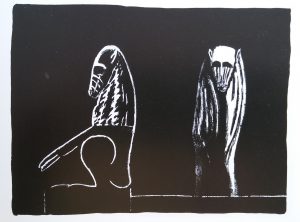 Von einer ägyptischen Reise. Lithografie 1991