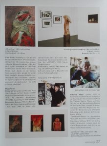 Artikel zur Ausstellung im Grünspan 2018